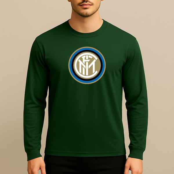 Men's Inter Milan Soccer Long Sleeve T-Shirt