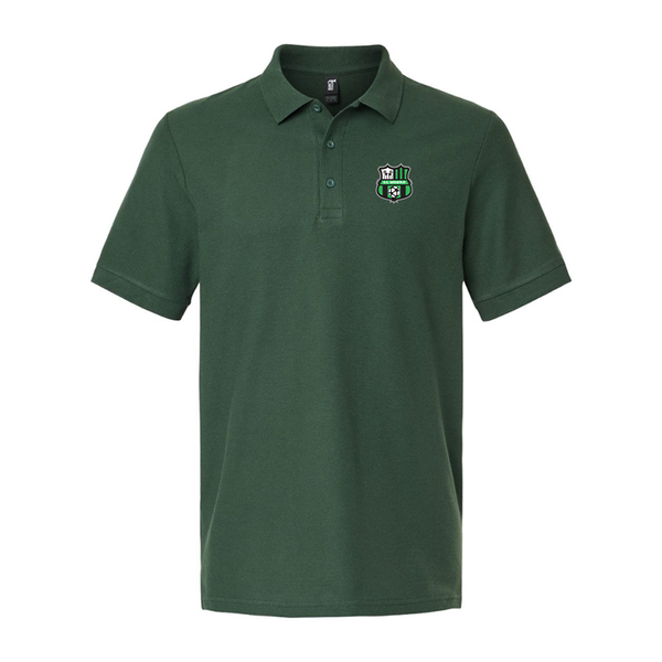 Men's U.S. Sassuolo Soccer  Gildan Hammer Pique Polo