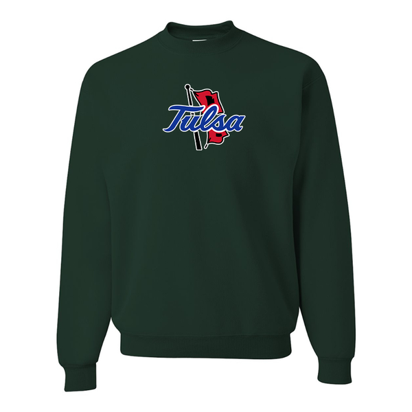 Men's Tulsa Golden Hurricane  JERZEES NuBlend Crewneck Sweatshirt