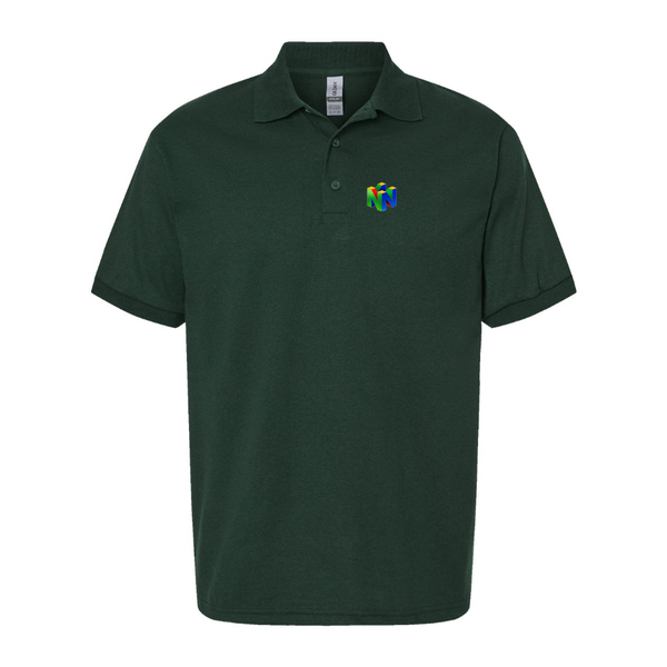 Men's   Nintendo N64   Logo Dry Blend Polo