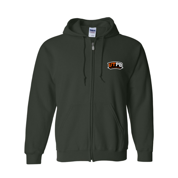 Men's UTPB Falcons JERZEES NuBlend Full-Zip Hooded Sweatshirt