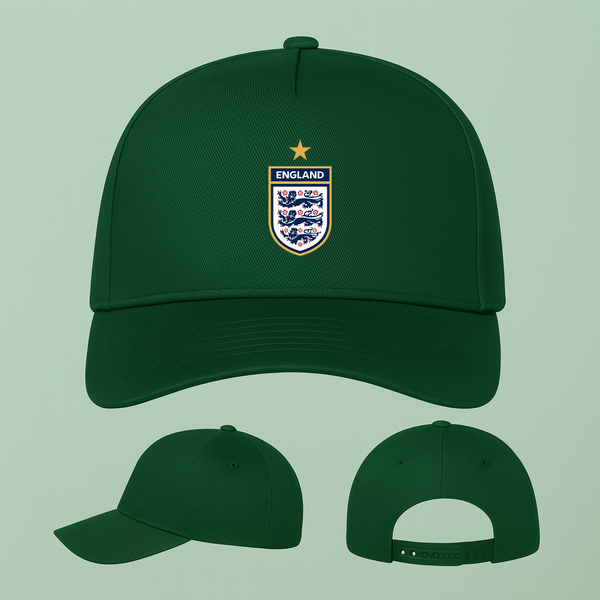 England National Soccer Team Five Panel Twill Snapback Cap