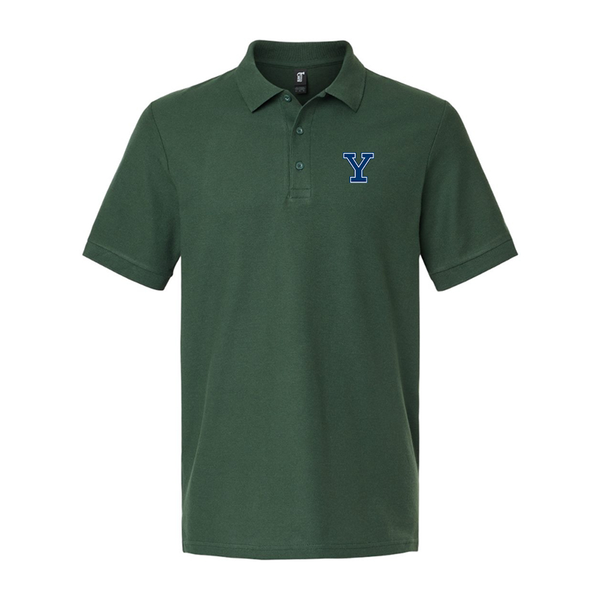 Men's Yale Bulldogs Gildan Hammer Pique Polo