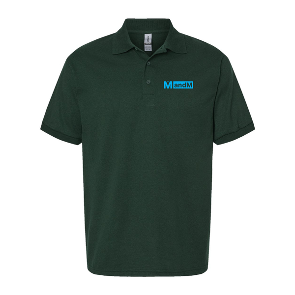Men's MandM Logo Dry Blend Polo