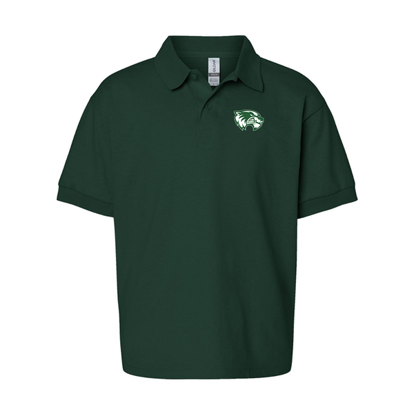 Youth Utah Valley Wolverines Gildan Dry Blend Jersey Polo