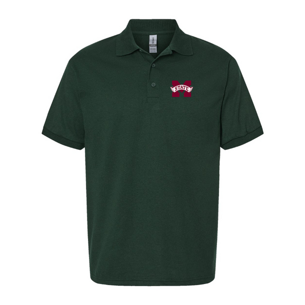 Men's Mississippi State Bulldogs Logo Dry Blend Polo