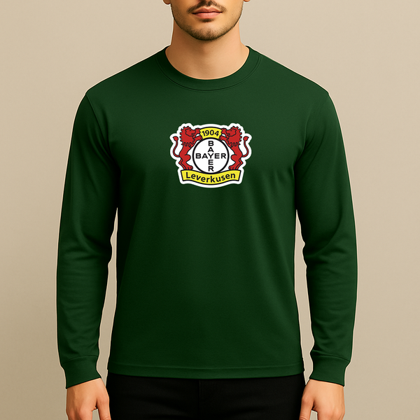 Men's Bayer Leverkusen FC Long Sleeve T-Shirt