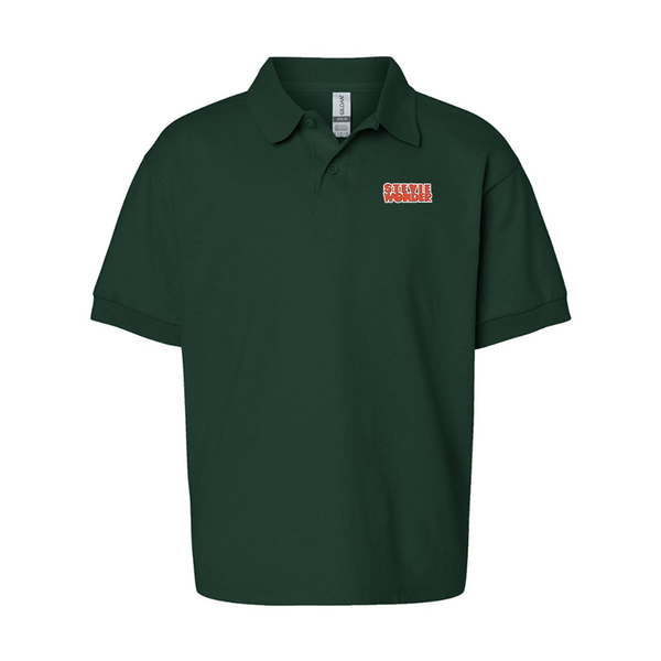 Youth  Stevie wonder Gildan Dry Blend Jersey Polo
