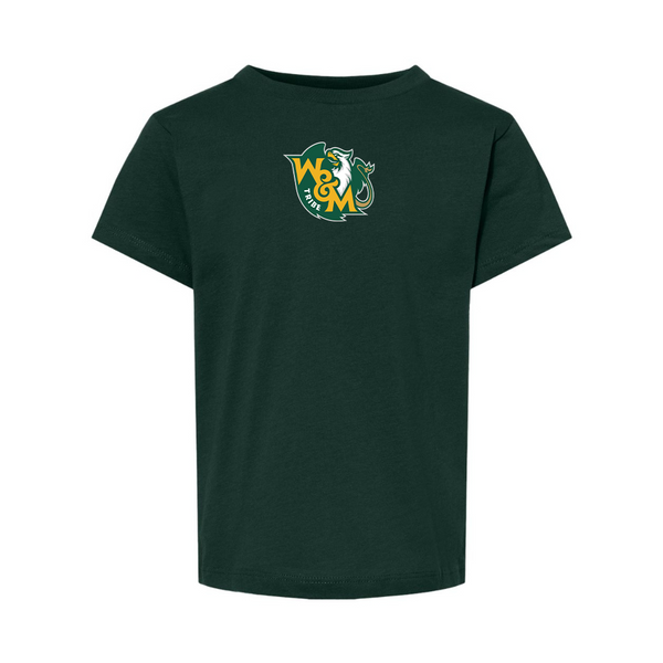 William and Mary Tribe BELLA  CANVAS Toddler Jersey Tee