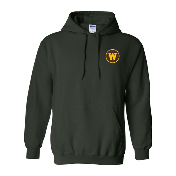 Men's Western Michigan Broncos Gildan  Heavy Blend Hooded Sweatshirt