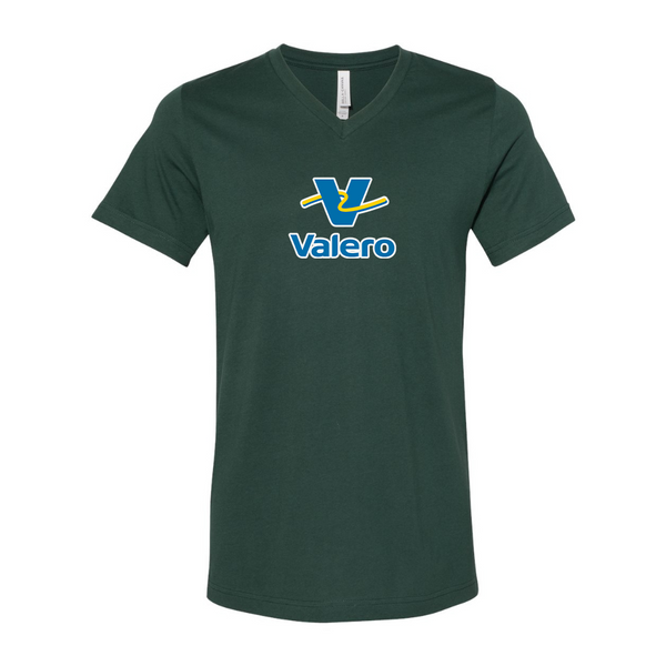 Valero Gas Station BELLA  CANVAS - Jersey V-Neck T-Shirt
