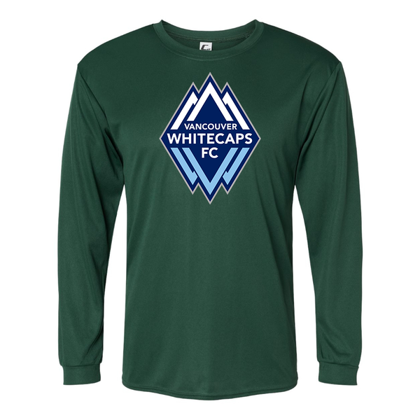 Men's Vancouver Whitecaps FC Polyester Long Sleeve T-Shirt