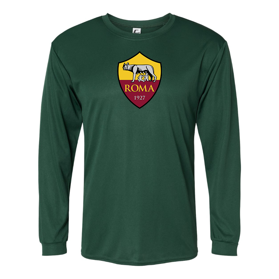 AS Roma FC Polyester Long Sleeve T-Shirt