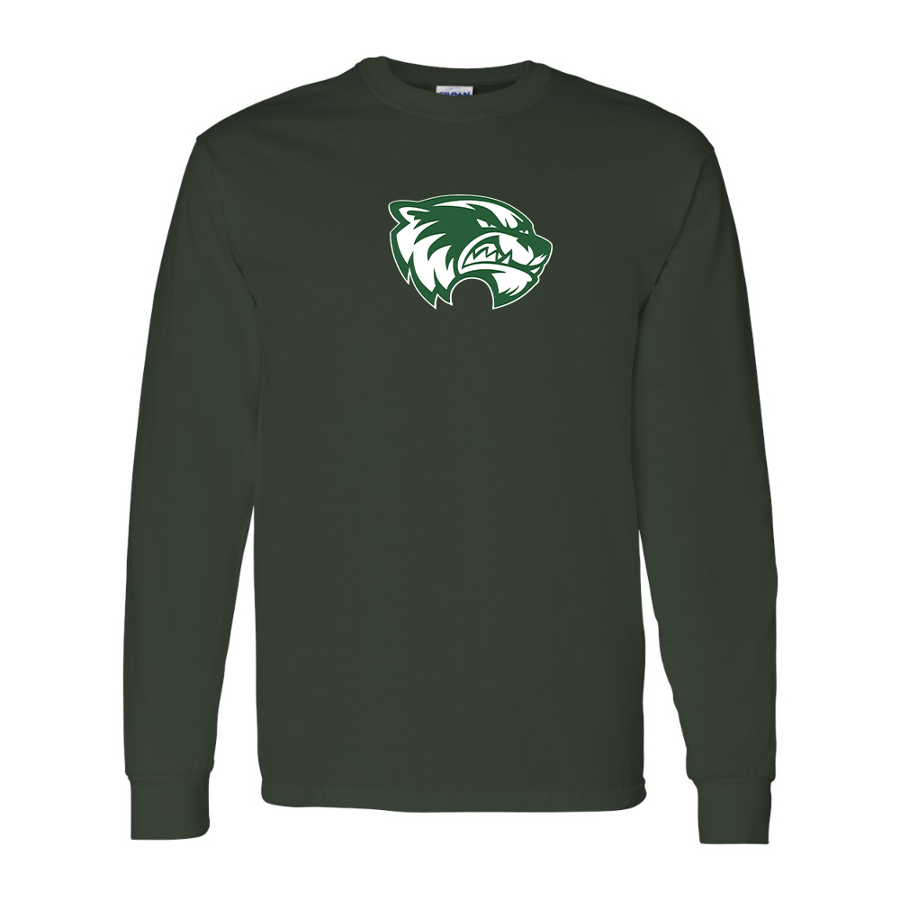 Men's  Utah Valley Wolverines Gildan Heavy Cotton Long Sleeve T-Shirt