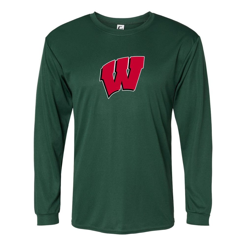 Men's  Wisconsin Badgers Performance Long Sleeve T-Shirt