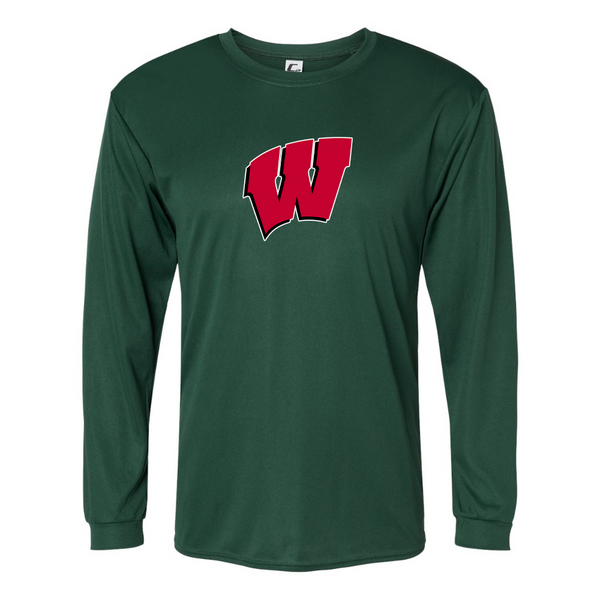 Men's  Wisconsin Badgers Performance Long Sleeve T-Shirt