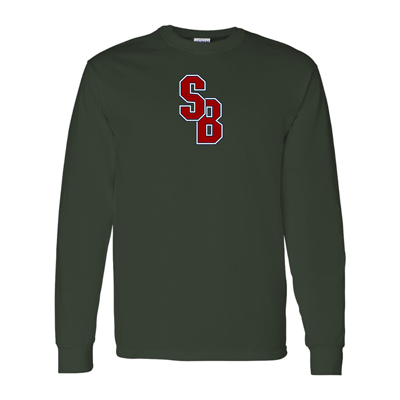 Men's Stony Brook Seawolves Gildan Heavy Cotton Long Sleeve T-Shirt