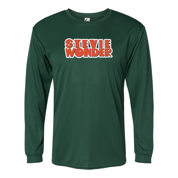 Men's  Stevie-Wonder Performance Long Sleeve T-Shirt