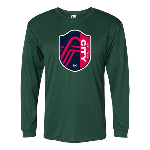 Men's St. Louis City Soccer Polyester Long Sleeve T-Shirt