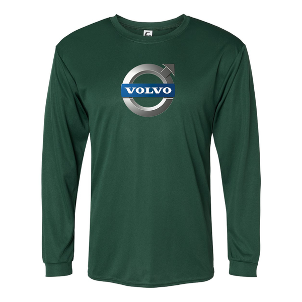 Men's Volvo car Polyester Long Sleeve T-Shirt
