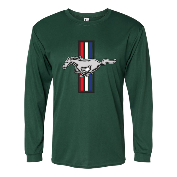 Men's Mustang Polyester Long Sleeve T-Shirt