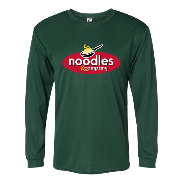 Men's Noodles & Company Polyester Long Sleeve T-Shirt