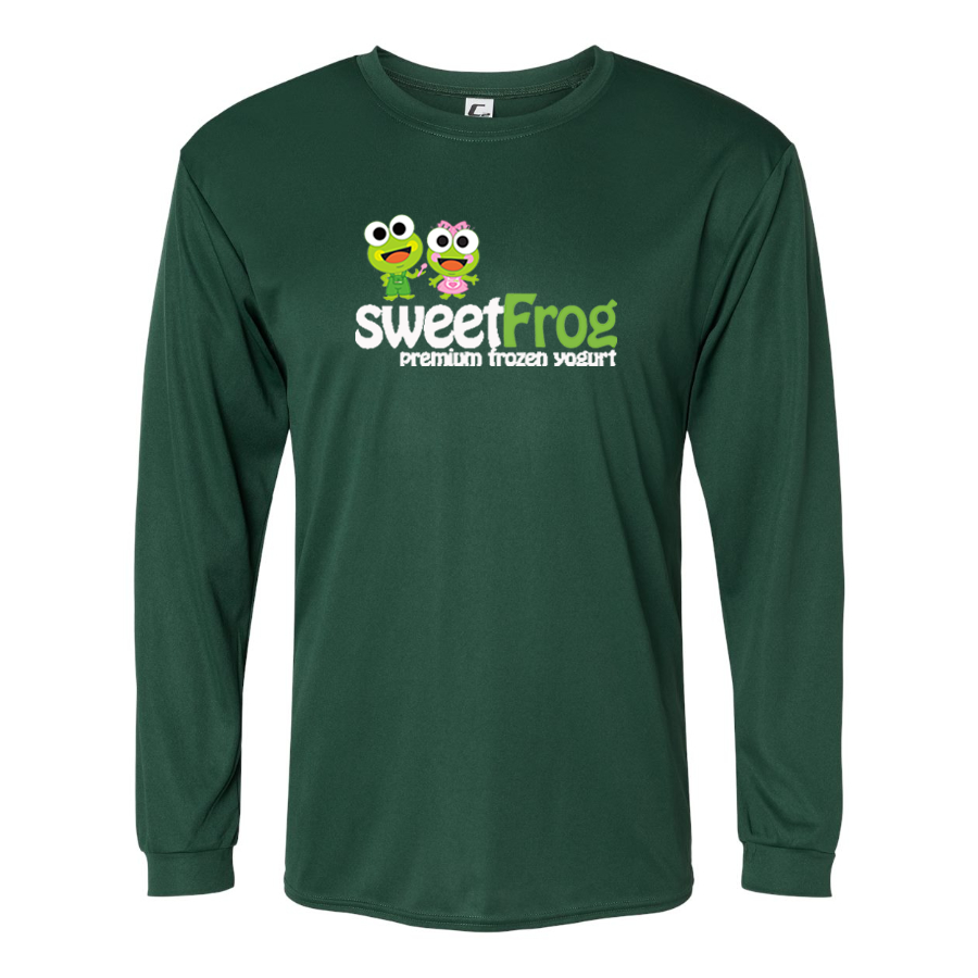 Men's SweetFrog Frozen Yogurt Polyester Long Sleeve T-Shirt