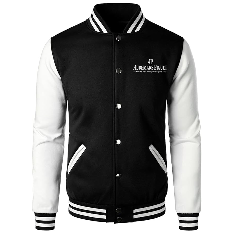Men's Audemars-Piguet Varsity Baseball Jacket Cotton Blend Letterman Jackets