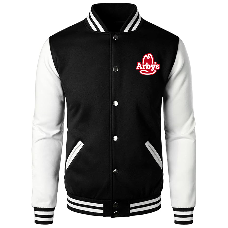 Men's  Arbys Varsity Baseball Jacket Cotton Blend Letterman Jackets