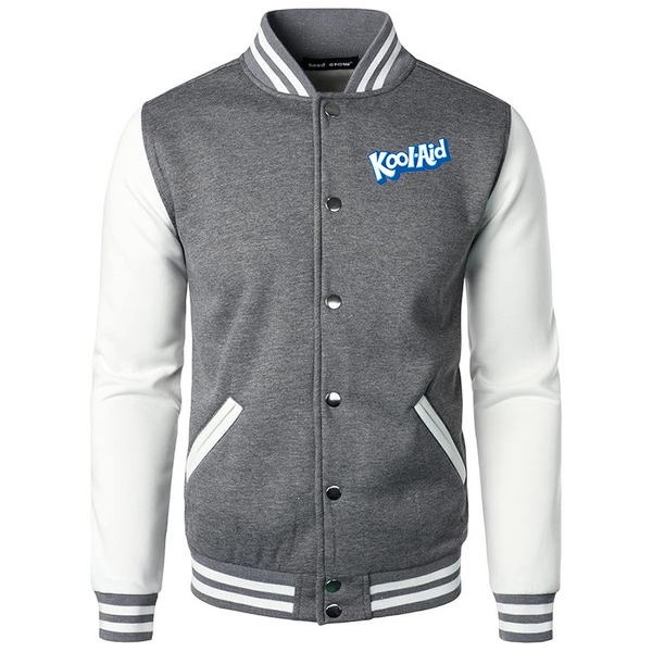 Men's kool-Aid Varsity Baseball Jacket Cotton Blend Letterman Jackets