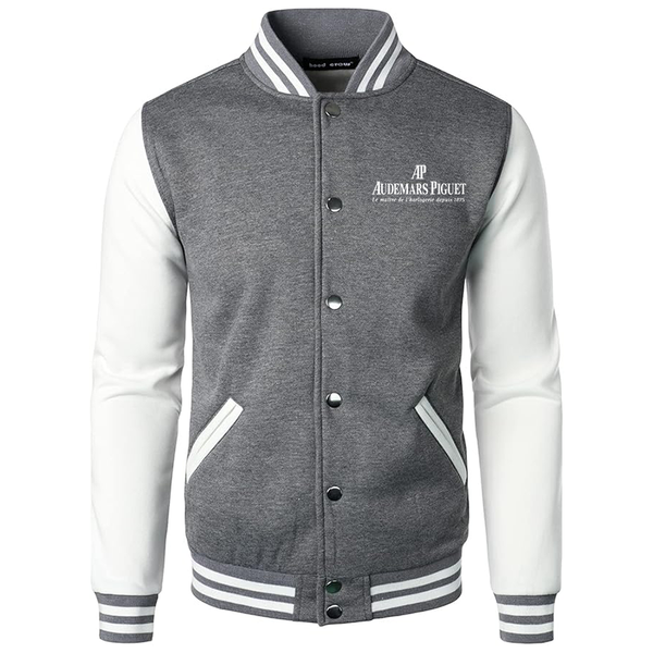 Men's Audemars-Piguet Varsity Baseball Jacket Cotton Blend Letterman Jackets
