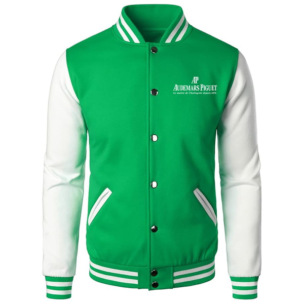 Men's Audemars-Piguet Varsity Baseball Jacket Cotton Blend Letterman Jackets
