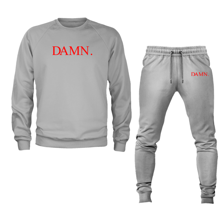 Men's Damn Kendrick Lamar TDE Rap Album Music Crewneck Sweatshirt Joggers Suit