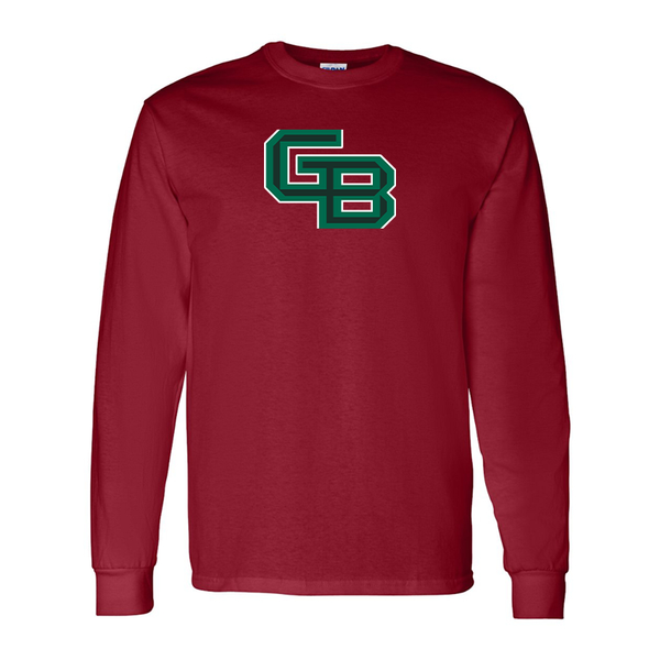 Men's Wisconsin Green Bay Phoenix Gildan Heavy Cotton Long Sleeve T-Shirt