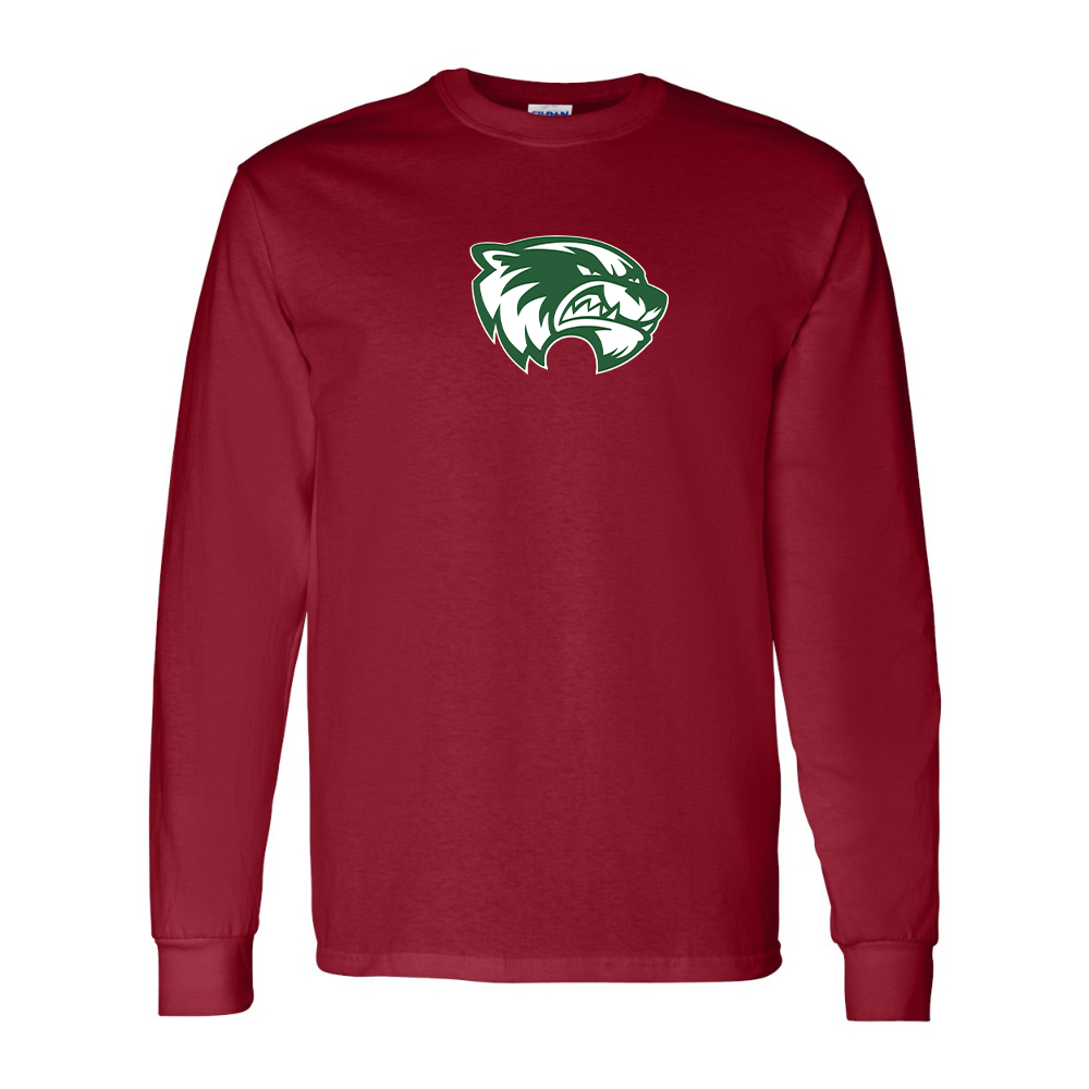Men's  Utah Valley Wolverines Gildan Heavy Cotton Long Sleeve T-Shirt
