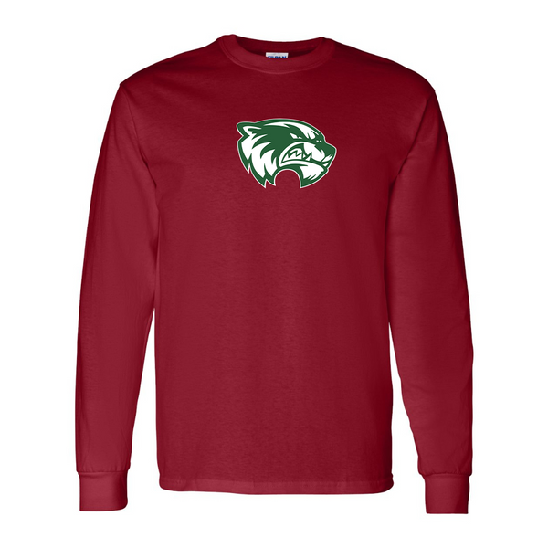Men's  Utah Valley Wolverines Gildan Heavy Cotton Long Sleeve T-Shirt