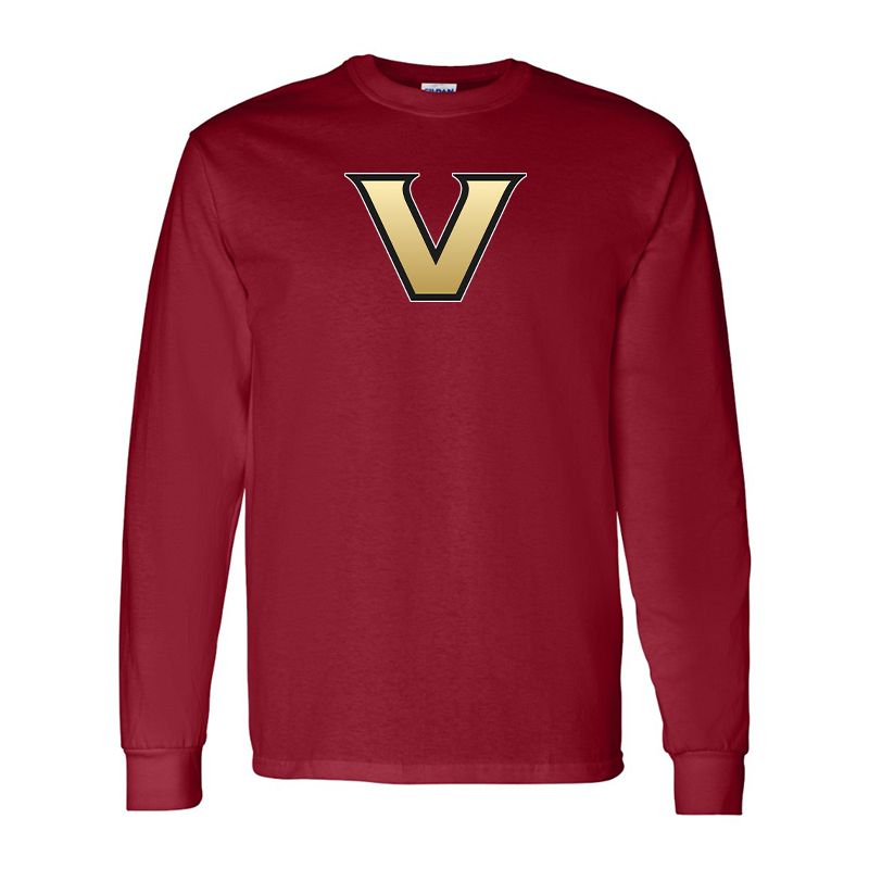 Men's Vanderbilt Commodores Gildan Heavy Cotton Long Sleeve T-Shirt