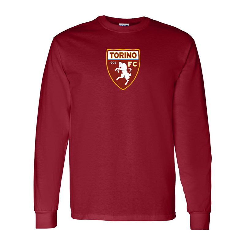 Men's Torino Soccer Gildan Heavy Cotton Long Sleeve T-Shirt
