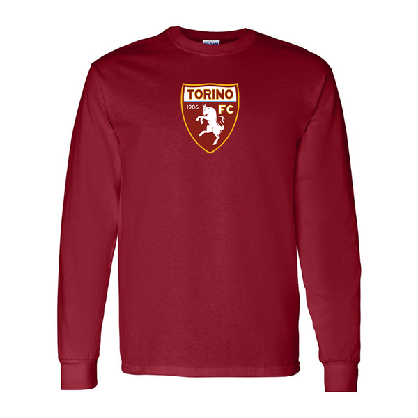 Men's Torino Soccer Gildan Heavy Cotton Long Sleeve T-Shirt