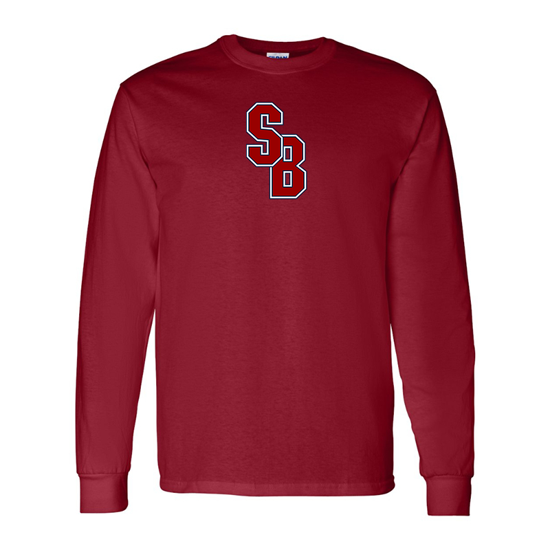 Men's Stony Brook Seawolves Gildan Heavy Cotton Long Sleeve T-Shirt