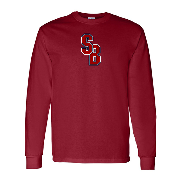 Men's Stony Brook Seawolves Gildan Heavy Cotton Long Sleeve T-Shirt