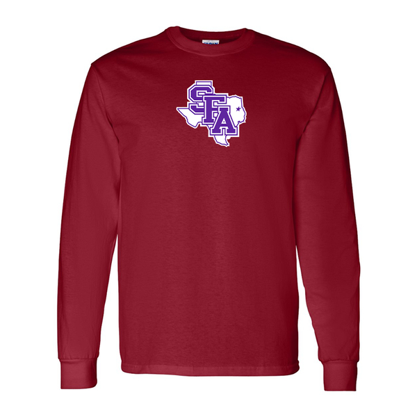 Men's Stephen F. Austin Lumberjacks  Gildan Heavy Cotton Long Sleeve T-Shirt
