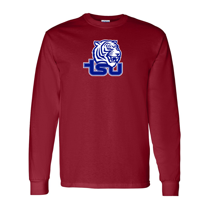 Men's Tennessee State Tigers Gildan Heavy Cotton Long Sleeve T-Shirt