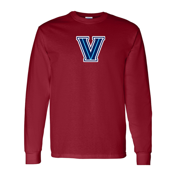 Men's Villanova Wildcats Gildan Heavy Cotton Long Sleeve T-Shirt