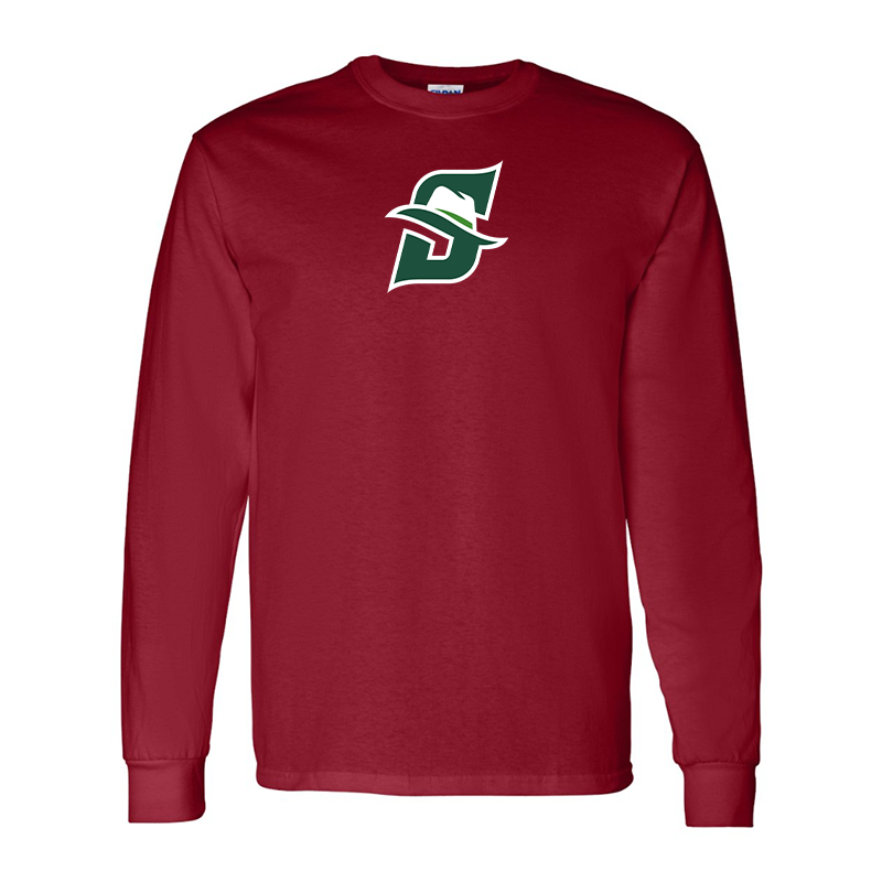 Men's Stetson Hatters Gildan Heavy Cotton Long Sleeve T-Shirt