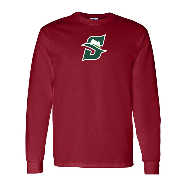 Men's Stetson Hatters Gildan Heavy Cotton Long Sleeve T-Shirt