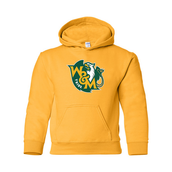 Youth  William and Mary Tribe Gildan Heavy Blend  Hooded Sweatshirt