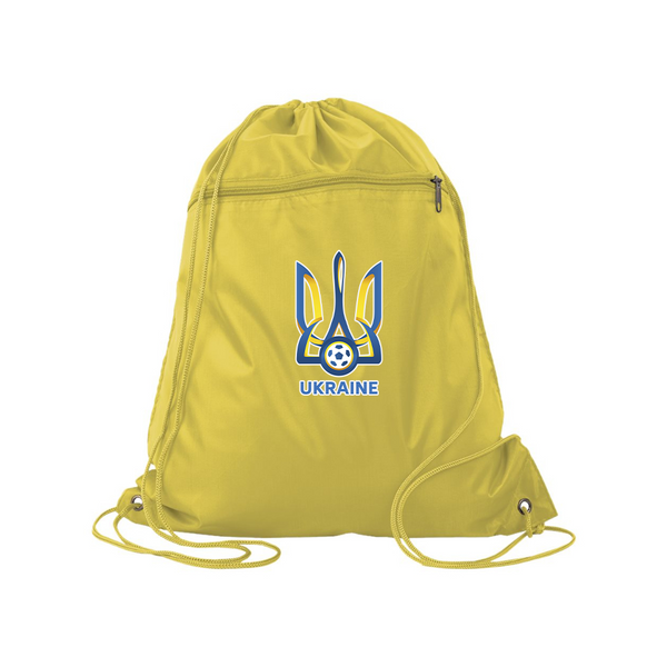 Ukraine National Football Soccer Team Q-Tees - Polyester Cinchpack