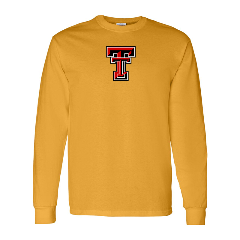 Men's Texas Tech Red Raiders  Gildan Heavy Cotton Long Sleeve T-Shirt