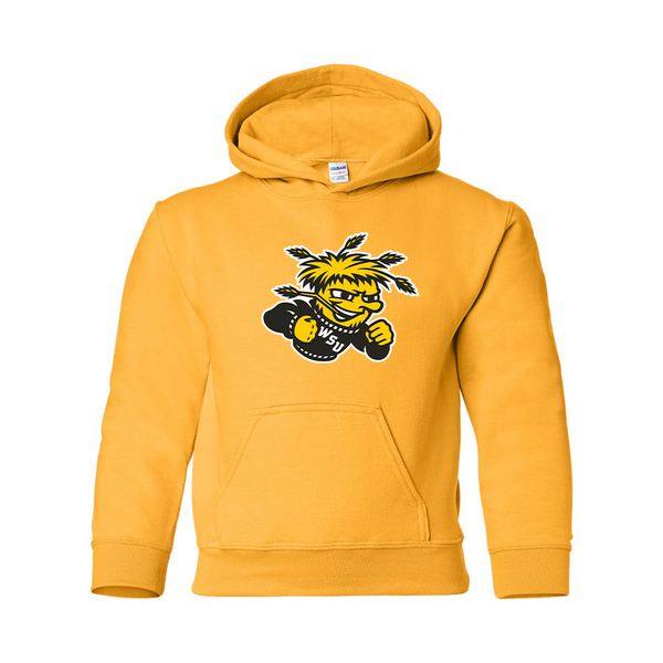 Youth Wichita State Shockers  Gildan Heavy Blend  Hooded Sweatshirt